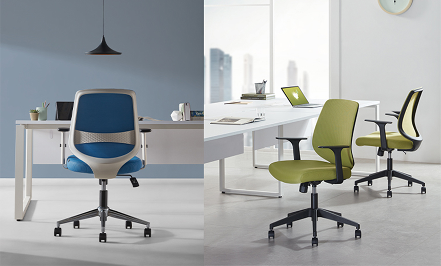 Shield Series Ergonomic Mesh Task Chair with Arms Sunon